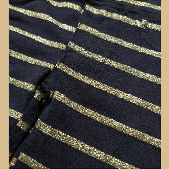 Epic Threads Little Girls Silver Striped & Navy Blue Bermuda Shorts, 2T - Picture 4 of 5